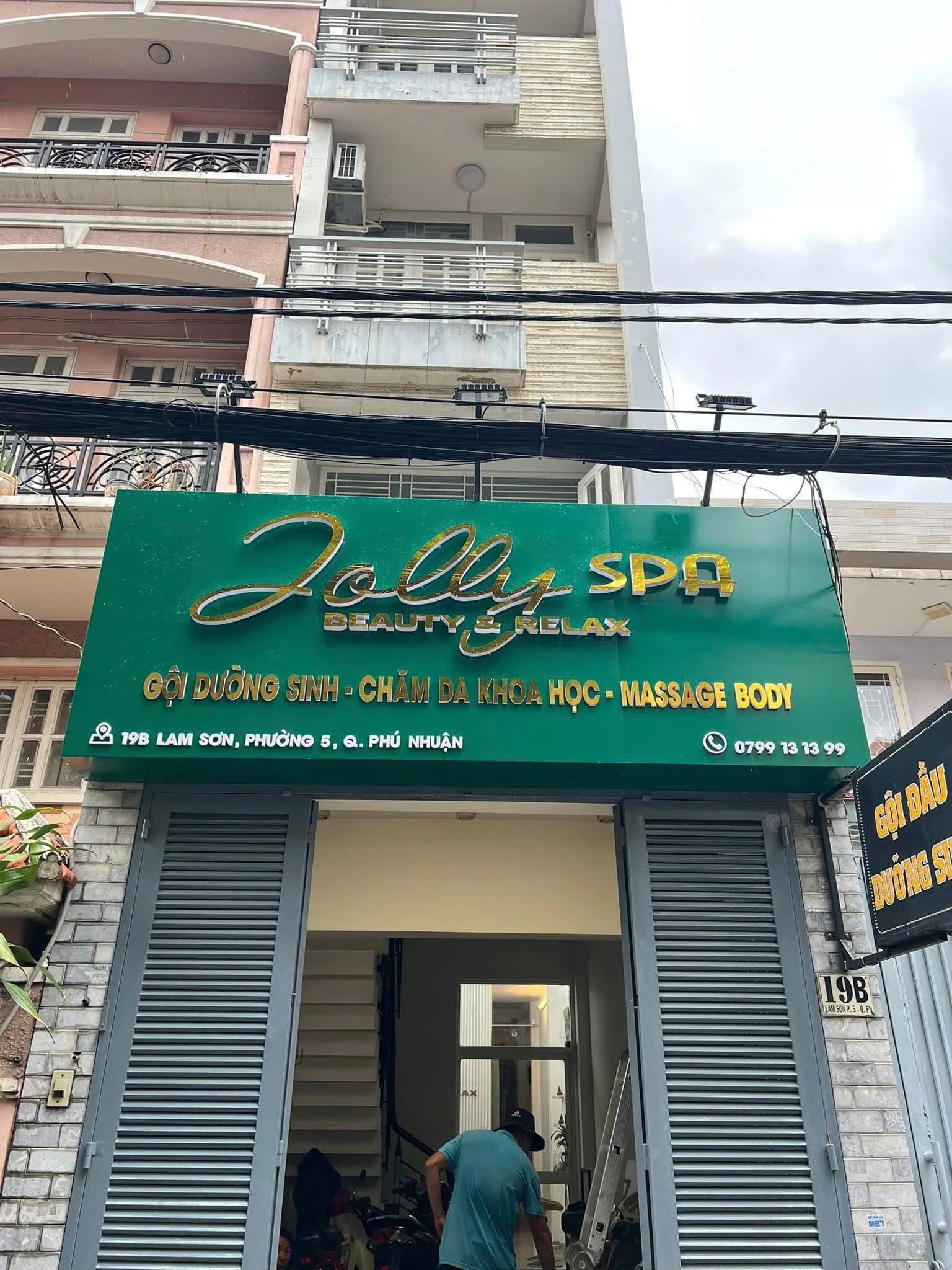 Bảng Hiệu Alu Jolly Spa Phú Nhuận - VNT Media